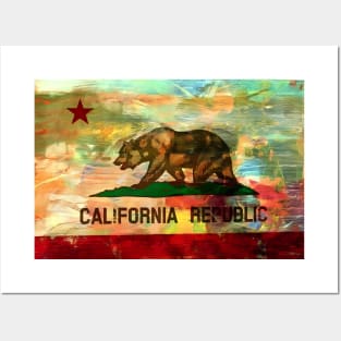 California State Flag Posters and Art